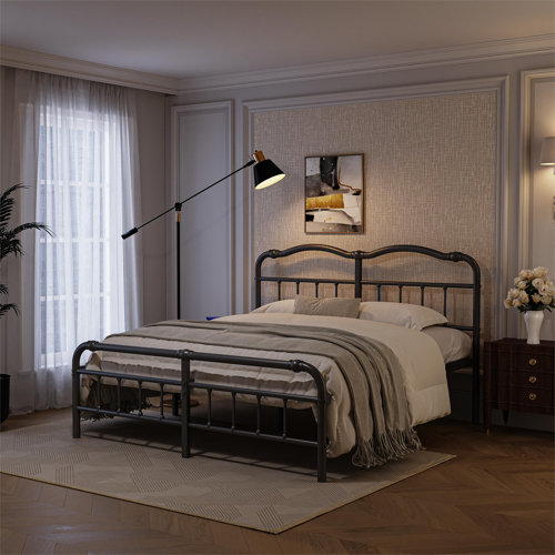 Iron King Size Beds You'll Love Wayfair